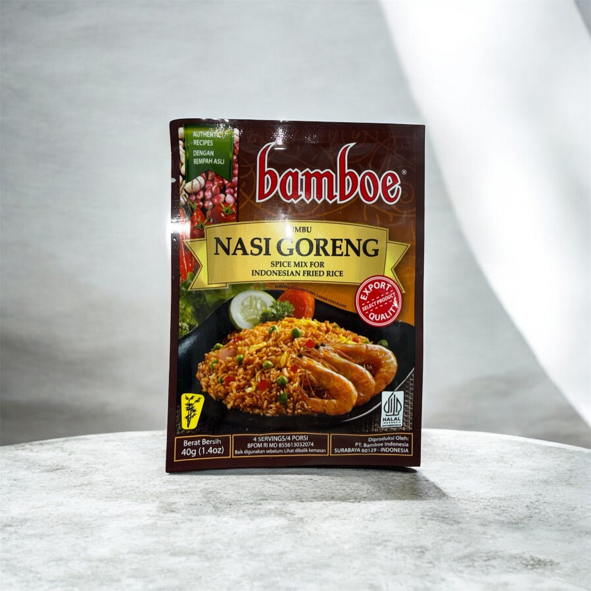 Bamboe Bumbu Nasi Goreng - Spice Mix for Indonesian Fried Rice - LINGORA