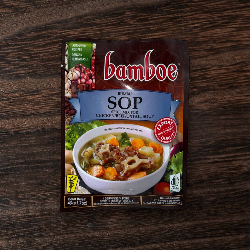 Bamboe Bumbu SOP - Spice Mix for Chicken/Beef/Oxtail Soup - LINGORA