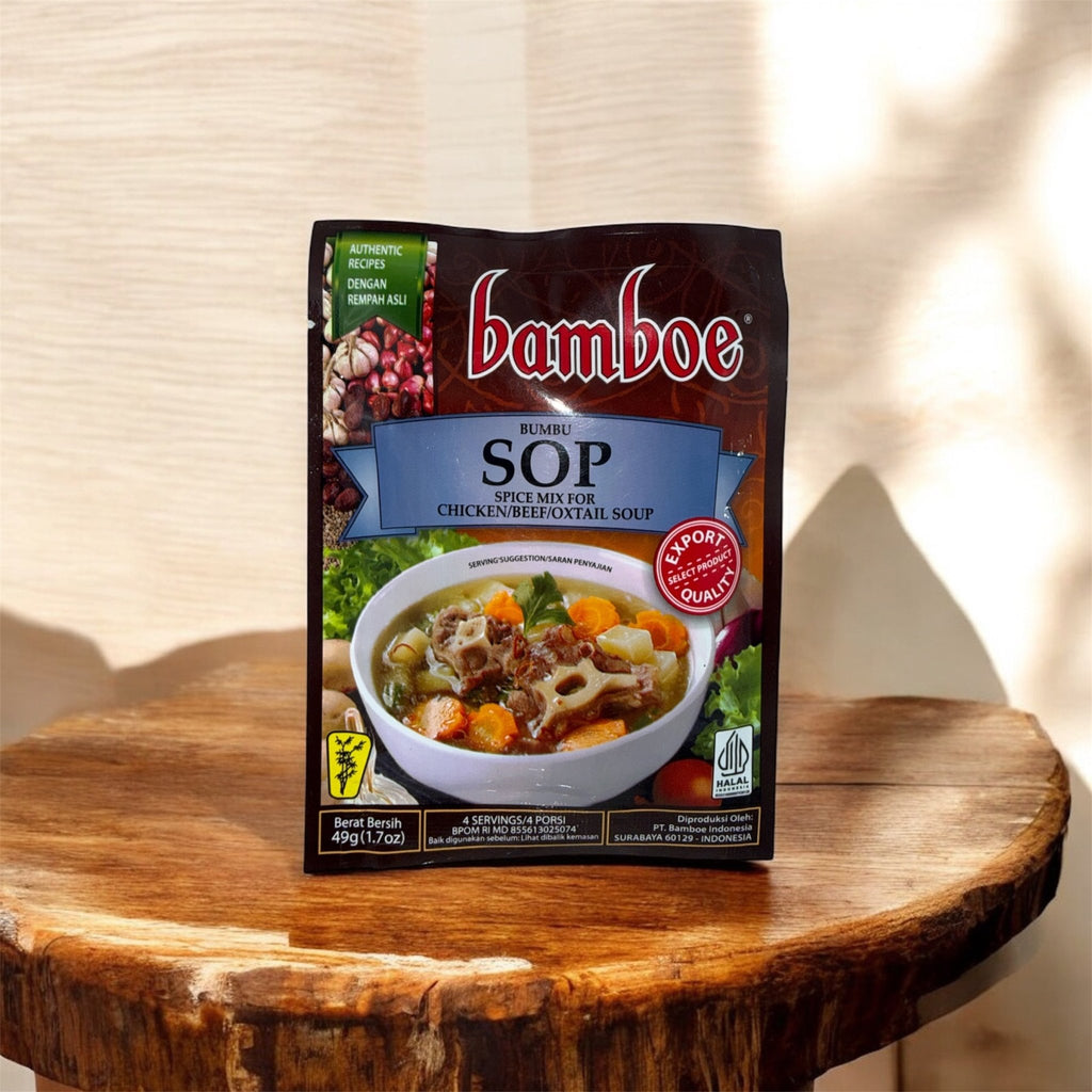 Bamboe Bumbu SOP - Spice Mix for Chicken/Beef/Oxtail Soup - LINGORA